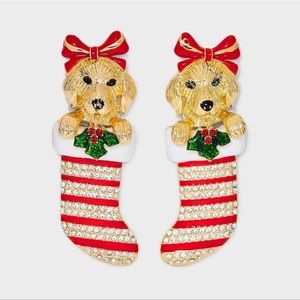 SUGARFIX by BaubleBar "Santa Paws"
Stud Earrings
